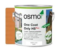 Osmo One Coat Only HS Plus 9236 Transparent Larch 2.5L - High Coverage Exterior Wood Stain for Cladding & Fencing - One Coat Protection - Water & UV Resistant Satin Finish