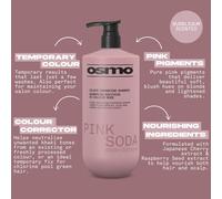 Osmo Pink Soda Colour Enhancing Shampoo Buildable Pigment and Colour
