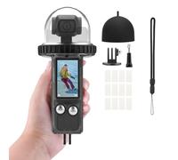 Osmo Pocket 3 40M/131FT Underwater Diving Case Protective Shell Compatible for DJI Osmo Pocket 3 Waterproof Housing Accessories for Skiing, Surfing, Diving, Swimming, Snorkeling, Traveling - Black