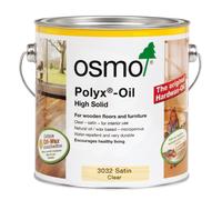 Osmo Polyx Hard Wax Oil 2.5ltr Satin Clear 3032