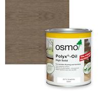 Osmo Polyx Oil Tints, Satin Finish (750ml, 3074 Graphite, Satin Finish)