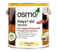 Osmo Polyx Oil Rapid Clear Satin 2.5 Litre (3232)
