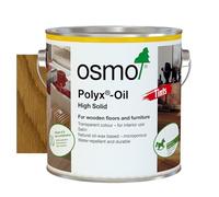 Osmo Polyx®-Oil Tints - Hard Wax Oil 3071, Honey Satin Finish, 2.5L - Durable Wood Oil for Wooden Furniture, Water-Resistant Floor Wax, Wood Treatments - Ideal for Oak, Pine, Spruce, Beech & More