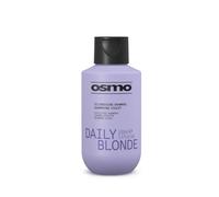Osmo Purple Toning Shampoo, Travel Size Silverising Wash for Blonde Hair, Sulphate Free Daily Anti Brassy Yellow Toner Brightening Cleanser - SILVER SHAMPOO, Daily Blonde, 100ml