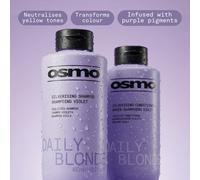 Osmo Purple Toning Shampoo Travel Size Silverising Wash for Blonde Hai