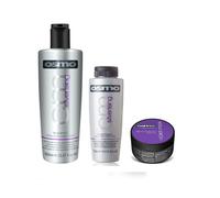 Osmo Silverising Shampoo 1000ml, Conditioner 300ml and Violet Mask 300ml
