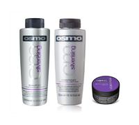 Osmo Silverising Shampoo 300ml, Conditioner 300ml and Violet Mask 100ml