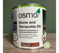 Osmo Stone & Terracotta Exterior Oil Clear Satin 620-0.75 Litre