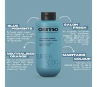 OSMO Super Blue Zero Orange Shampoo for Brunettes Blue Toning No Yel