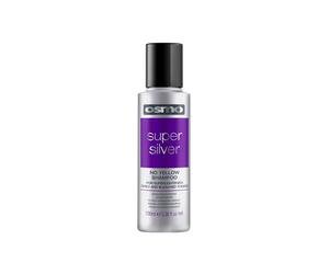 Osmo Super Silver No Yellow Shampoo - 100ml | Neutralizes Yellow Tones for Silver, Blonde & Highlighted Hair