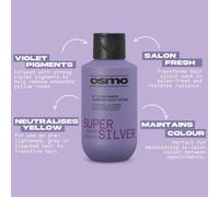 OSMO Super Silver Shampoo Violet Pigment No Yellow or Brass Purple