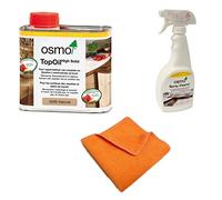 Osmo Top Oil 500ml with Osmo Spray Cleaner + FREE Microfibre Cloth (3068 Natural)