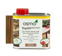 Osmo TopOil - High Solid Oil 3038, Terra Satin, 500ml - Durable Wood Oil for Kitchen Worktops, Water-Resistant, Wood Treatment & Wood Finish