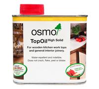 Osmo TopOil - High Solid Oil 3058, Clear Matt, 500ml - Durable Oil for Wooden Kitchen Surfaces, Water-Resistant & Food Safe, Wood Treatment & Wood Fi