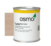 Osmo TopOil Tester Size - High Solid Oil 3037, White Satin, 125ml - Durable Wood Oil for Wooden Kitchen Surfaces, Water-Resistant & Food Safe, Wood Treatment & Wood Finish