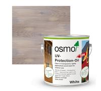 Osmo UV Protection Oil Extra, Exterior Tints Wood Finish (White 3040, Satin, 2.5l)