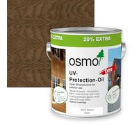 Osmo UV Protection Oil Extra, Exterior Wood Finish, Tinted, 3l (Matt, 3075 Black)