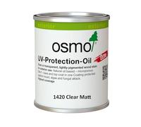 Osmo UV Protection Oil Extra for Exterior Wood, Clear Matt 1420 for Vertical Structures (Clear Matt, 0.125L Tester)