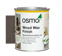 Osmo Wood Wax Finish 3118, Granite Grey Satin Finish, 750ml - Durable Furniture Wax for Wooden Furniture, Water-Resistant Floor Wax, Wood Treatments - Ideal for Oak, Pine & More