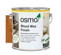 Osmo Wood Wax Finish 3123, Pine Satin Finish, 2.5L - Durable Furniture Wax for Wooden Furniture, Water-Resistant Floor Wax, Wood Treatments - Ideal for Oak, Pine & More