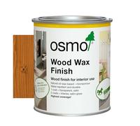 Osmo Wood Wax Finish 3123, Pine Satin Finish, 750ml - Durable Furniture Wax for Wooden Furniture, Water-Resistant Floor Wax, Wood Treatments - Ideal for Oak, Pine & More