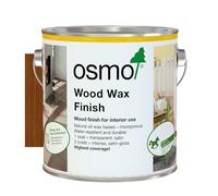 Osmo Wood Wax Finish 3143, Cognac Satin Finish, 2.5L - Durable Furniture Wax for Wooden Furniture, Water-Resistant, Wood Treatments - Ideal for Oak, Pine & More