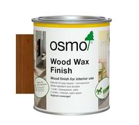 Osmo Wood Wax Finish 3143, Cognac Satin Finish, 750ml - Durable Furniture Wax for Wooden Furniture, Water-Resistant Floor Wax, Wood Treatments - Ideal for Oak, Pine & More