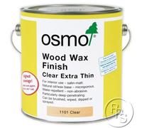 Osmo Wood Wax Finish Clear Extra Thin 1101 2.5L for interior oily hardwoods