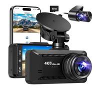 Osmo4K Dash Cam Pro - Dual Front and Rear Recording (Black) (black)