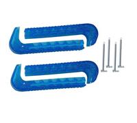 Osmond 1 Pair Blue Soft Plastic Protective Ice Skate Blade Covers for Kids and Women, Figure Skate Runner Guards