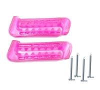 Osmond 1 Pair Soft Plastic Ice Hockey Figure Skate Blade Guard Cover Protector Ice Skate Runner Guards for Women Kids Pink