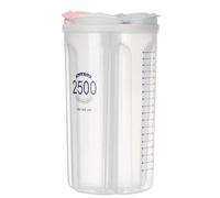 Osmond 1 Piece Grain Storage Tank Transparent Plastic Kitchen Household Food Sealed Storage Box,4 Grids