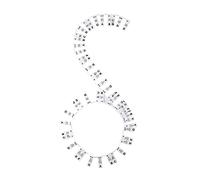 Osmond 1 Piece Removable Piano Keyboard Stickers Stave Notation Note Strip Stickers for Beginners Students 88 Key