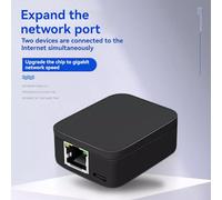 Osmond 1 to 2 Gigabit Network Splitter 1000Mbps RJ45 Splitter 1 to 2 Ethernet Adapter for PC Laptop Router