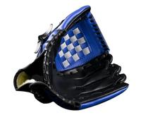 Osmond 10.5 Inch Baseball Gloves Fielding Gloves Professional Baseball and Softball PU Catching Gloves Blue Black
