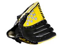 Osmond 10.5 Inch Baseball Gloves Fielding Gloves Professional Baseball and Softball PU Catching Gloves Yellow and Black
