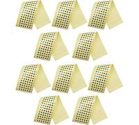 Osmond 10 Pieces Guitar Ukulele Scale Name Sticker Singing Musical Notation Stickers Color Coded Digital Neck Stickers