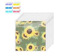 Osmond 10 Pieces Scrapbook Paper Storage Organizer for 12 X 12 Inch Scrapbooking Paper,with 6 Coloful Sticky Index Tabs