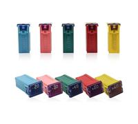 Osmond 10pcs Automotive Tall Profile Box Shaped Micro-Fuses Box Shaped Fuse Kit Parts Accessories (20A/30A/40A/50A/60A, 2pcs Each)