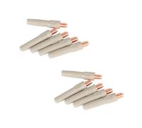 Osmond 10PCS Coated Conductive Nozzle, Two-Way Welding Conductive Nozzle, No Wire Blocking and No Welding Slag 8.8x45x1.2