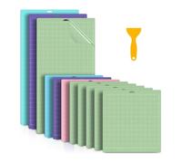 Osmond 11 Pcs Cutting Mat Variety for Crafts Machine Gridded Quilting Cut Mats Strong Standard Light(12x12In, 24X 12In)