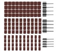 Osmond 120 Grit 120Pcs Sanding Sleeves Drum Sander Aluminum Oxide 132 PCS Sanding Drums for Rotary Tool Set