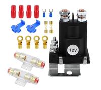 Osmond 12V Large Current 500A Starting Relay with 100A Fuse Holder Kit Contact Quick Switch Fuse for Auto Rv Yacht Lawn Mower