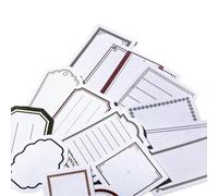 Osmond 180 Pieces Vintage Scrapbooking Frame Stickers, Pack of 6 Assorted Frame Journaling Stickers for Junk Journals, Scrapbooking