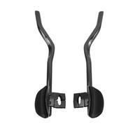 Osmond 1Pair 30° Bicycle Rest Handlebar Carbon Fiber Auxiliary Rest Handlebar for Flat Handle Bar Cycling Accessories 3K Glossy