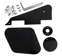 Osmond 1Set Black Pickguard Cavity Switch Covers Pickup Plate Bracket Screws Fit Guitar Style Kit