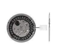 Osmond 1Set NH35/NH35A 3 Character Calendar 3 Hands Movement with Automatic Mechanical Movement Lever High Silver Accessories, Silver