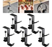 Osmond 2 in 1 Garland Stocking Hangers,No Drill Garland Fireplace Stocking Hanger,Adjustable Heavy Duty Garland Hanger A