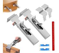 Osmond 2 Pack Drawer Front Installation Clamps, Adjustable Drawer Fixing Clamp,Panel Clamps Woodworking, Cabinet Frame Clamps