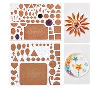 Osmond 2 Styles New Quilling Template Board Cork Backed Board Work Board Quilling Tools Accessories for DIY Paper Strips